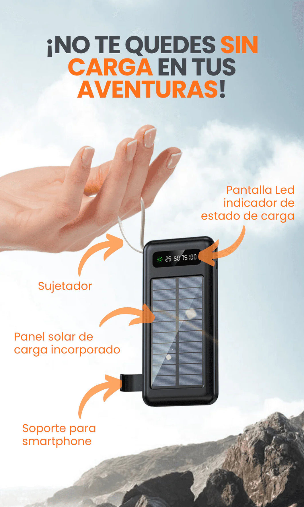 CARGADOR SOLAR INFINITO PRO -